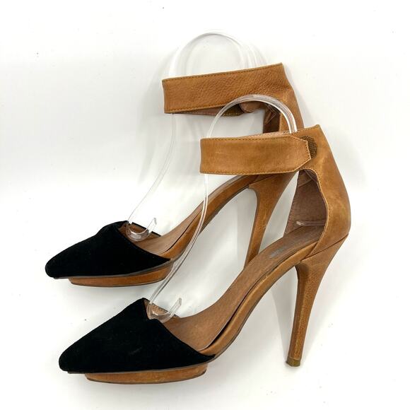 Jeffrey Campbell X Free Solitaire Ankle Strap Heels Women's 7 US - Picture 1 of 7